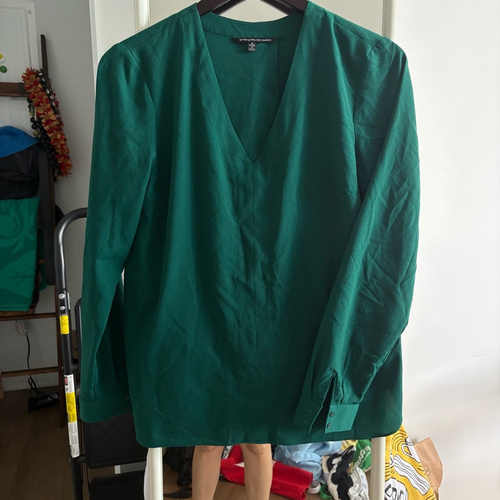 W118 by Walter Baker Teal Blouse